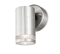 4lite Marinus GU10 Single Direction Outdoor Wall Light without PIR - Stainless Steel (Single)