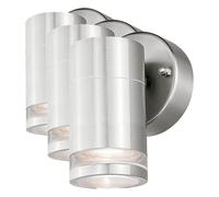 4lite Marinus Outdoor Down Wall Light (Stainless Steel) Rust Free IP54 Rated Exterior Wall Lamp - 4L2/3001-4Yr Guarantee (Pack of 3)