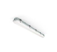4lite Non Corrosive Batten (Grey) 7300lm Indoor or Outdoor 6ft Cool White IP65 Rated Twin LED Integrated 70W Strip Light - 4L3/1105-4Yr Guarantee