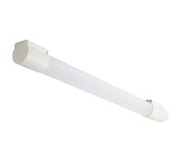 4lite Non Corrosive Batten (White) 1500lm Indoor or Outdoor 2ft 4000k Neutral White IP65 Rated LED Integrated 13W Strip Light - 4L3/1131
