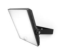 4lite Outdoor Graden/Security LED Floodlight with PIR Sensor IP65 50w 4000lm Die-Cast Black - Cool White