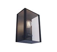 4lite Outdoor Wall Light with Clear Glass (Graphite) IP54 Rated Exterior Box Wall Lamp - 4L2/6101-4Yr Guarantee