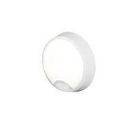 4lite Pylus Outdoor Round Wall Light (White) 1100lm Motion