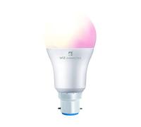 4lite Smart A60 B22 LED Bulb (8W) Colour Changing Tuneable White Dimmable 850Lm 2200-6500K Tuneable White, Wi-Fi/Bluetooth Controlled with Bayonet Fitting - 4l1/8002