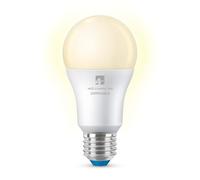 4lite Smart A60 E27 LED Bulb (8W) Dimmable 850Lm 2200-6500K Tuneable White, Wi-Fi/Bluetooth Controlled with Screw Fitting - 4l1/8005