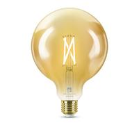 4lite Smart G125 E27 Amber Filament LED Bulb (7W) Dimmable 640lm 2000-5000K Tuneable White, Wi-Fi/Bluetooth Controlled with Screw Fitting - 4l1/8047