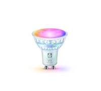 4lite Smart GU10 LED Bulb (5W) Colour Changing Dimmable 350Lm 2200-6500K Tuneable White, Wi-Fi/Bluetooth Controlled - 4L1/8052