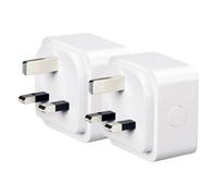 4lite WiZ Connected 3-Pin UK Smart Plug (Pack of 2)
