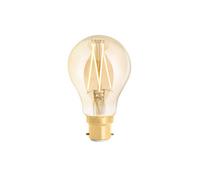 4Lite Wiz Connected A60 Amber White Wifi Led Smart Bulb With B22 Bayonet Cap For Smart Home Lighting