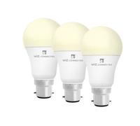 4Lite Wiz Connected A60 Led Smart Bulb White Dimmable Wifi B22 Bayonet Fit Pack Of 3