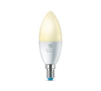 4LITE WiZ Connected C37 Candle Dimmable Warm White WiFi Led Smart Bulb - E14 Sma