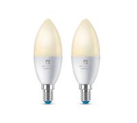 4Lite Wiz Connected E14 Led Candle Bulb 4.9W Warm White Pack Of 2