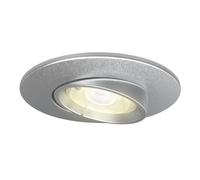 4lite Fire-Rated Indoor Downlight (Satin White) Adjustable IP20 Rated Dimmable Spotlight Supplied with a 2200k - 6500k 345lm Smart GU10 Bulb - 4L1/2218-4yr Guarantee