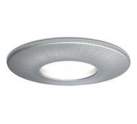 4lite WiZ Connected Fire-Rated IP65 GU10 Smart LED Downlight - Satin Chrome (Pack of 2)