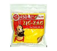 4lite Zig Zag Slim Filter Tips for Cigarettes, 500 g, Pack of 450
