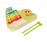 4lots Interactively Wooden Music Set for Kids Focused on Sound Discovery Coordination Practice and Safe Kids Rhythm Learning Toy