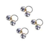4lots Keychains Hanging Buckles Collar Bells Training Clatter Collar For Small Media Large Pet Durability Pet