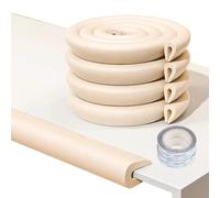 4M/157in U Shape Baby Proofing Edge Protector,Foam Baby Proof Safety Bumper Guard Strip,Coffee Table Edge Protectors For Kids,Suitable For Furniture Fireplace Desk Worktop,(Beige)