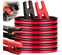 4M 2000Amp Battery Jump Leads with Carry Bag,Heavy Duty Booster Cables with Insulated Clamps,Long Jumper Cable for Starting Dead &Weak Batteries Emergency,Starter Leads for Petrol Diesel Car Van Truck
