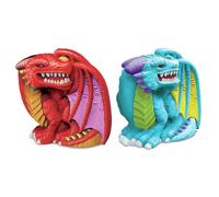 4M Mould & Paint 3D Dragons Kit, Make 2 x 7cm Tall Models | Creative Dragon Craft Set with Plaster, Paints, Brush & Carving Tool, DIY Moulding Activity, Fun Art Gift for Children Age 5+