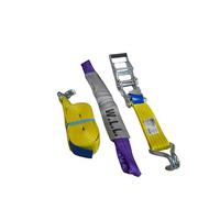 4m 4000Kg Car Transporter Ratchet Lashing Strap with Sling, Vehicle Recovery
