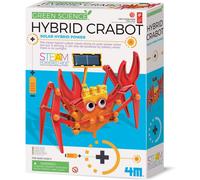 4M 403448 Green Science Hybrid Crabot-Solar Power Crawling Crab Kit-for Kids Ages 5+, Multi Coloured