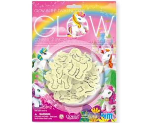 4M 405939 Glow in the Dark Unicorns, Multi Colour