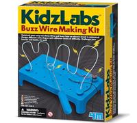 4M 4109 Kidz Labs Buzz Wire Kit,Blue | Electric STEM Science & Electronics Circuit Set, Hand Steady Challenge Toy, Gift for Kids, Boys & Girls, Age 8+