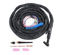 4M/8M Cable WP18 Tig Agon Arc Welding Torch Set Water Cooled Nut Connector