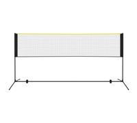 4m Badminton Tennis Net, Black / Yellow