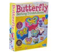 4M Butterfly Nesting Trinket Boxes (Multi-Colour)
