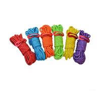 4m Camping Guy Rope Pack of 4 Reflective Tent Cords with Lightweight Aluminum Tensioners for Easy Adjustments (Green)