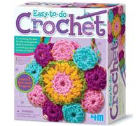 4M Children's First Easy to do Crochet Art Craft Kit for Ages 8 and Up