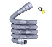 4m Collapsible Caravan Waste Hose Kit with Adjustable Adapter & Clamp - Leak-Proof RV Motorhome Flexible Drain Pipe for Camper, Trailer & Caravan Accessories (4 Meters)