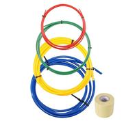 4M Conditioning Copper Tubing Pipe Extension, 1/4" 1/2" 3/8" 5/8" Built-in Copper Tube Bending Strip for Air Conditioner & Refrigerator Repair - PE Plastic Protector Prevents Kinks & Cracks