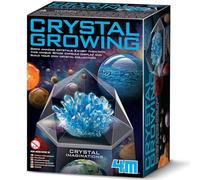 4M Crystal Growing Kit - Blue | Crystal Imaginations STEM Science Experiment Set for Kids Age 10+ | Grow Your Own Crystals with Space Display Case | Educational Chemistry Lab Gift for Boys & Girls