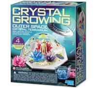 4M Crystal Growing Outer Space Terrarium Kit, Colourful Crystals STEM