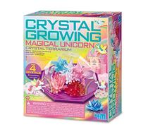 4M Crystal Growing Unicorn Land Terrarium, Science and Activity Kits for Kids Ages 5+