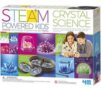 4M Deluxe Crystal Growing Combo Steam Science Kit - Diy Geology, Chemistry, Art, Stem Toys Gift For Kids & Teens, Boys & Girls [Amazon Exclusive], Multicolor