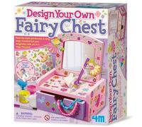 4M Paint Your Own Fairy Mirror Chest, Pink and Purple