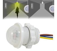 4m Detection Infrared Human Body Sensor Switch with Wide 120 Degree Sensing Angle for Lighting Control of LED and Energy Saving Lamps