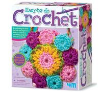 4M Easy to do Crochet Art Kit, Learn to Crochet, Suitable for Boys and Girls Ages 8 and Above, Arts and Crafts Kit