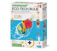 4M Eco-Tech Bulb, Gravity or Hand Powered, Green Science Kit, STEAM Powered Kids