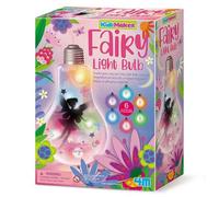 4M KidzMaker Fairy Light Bulb Kit | Creative Nightlight Craft Set with LED String Lights & Glitter | Fun STEM Art Activity Toy for Children | Night Light Gift for Kids Aged 5+ | Screen-Free Play