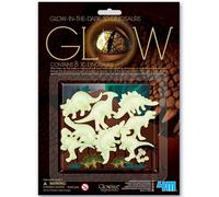 4M Glow-In-The-Dark 3D Dinosaurs - 8 Included