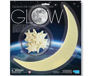 4M Glow-In-The-Dark Moon And Stars