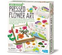 4M Green Creativity Pressed Flower & Plants Craft Kit | DIY Trinket, Bookmark & Card Making Gift | Kids Nature Crafts Set | Reusable Press Boards | Outdoor Collecting Activity for Children Age 5+