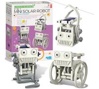 4m 3 In 1 Science Mini Solar Robot Figure Clear Kids