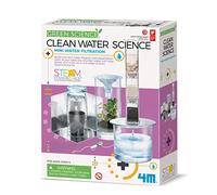 4M Green Science Clean Water Science Kit, Water Filtration & Desalination | Build a Solar Purification Plant, STEM Science Set, Educational Gift for Kids, Boys & Girls, Age 5+