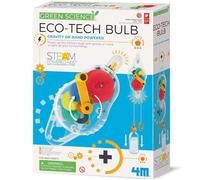 4M Green Science Eco-Tech Bulb, Gravity & Hand Crank Powered LED Light